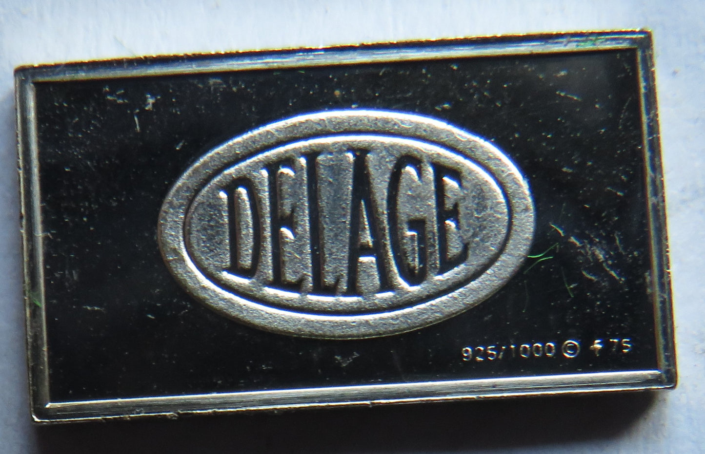 Small Sterling Silver Ingot Classic Cars 1932 Delage By John Pinches