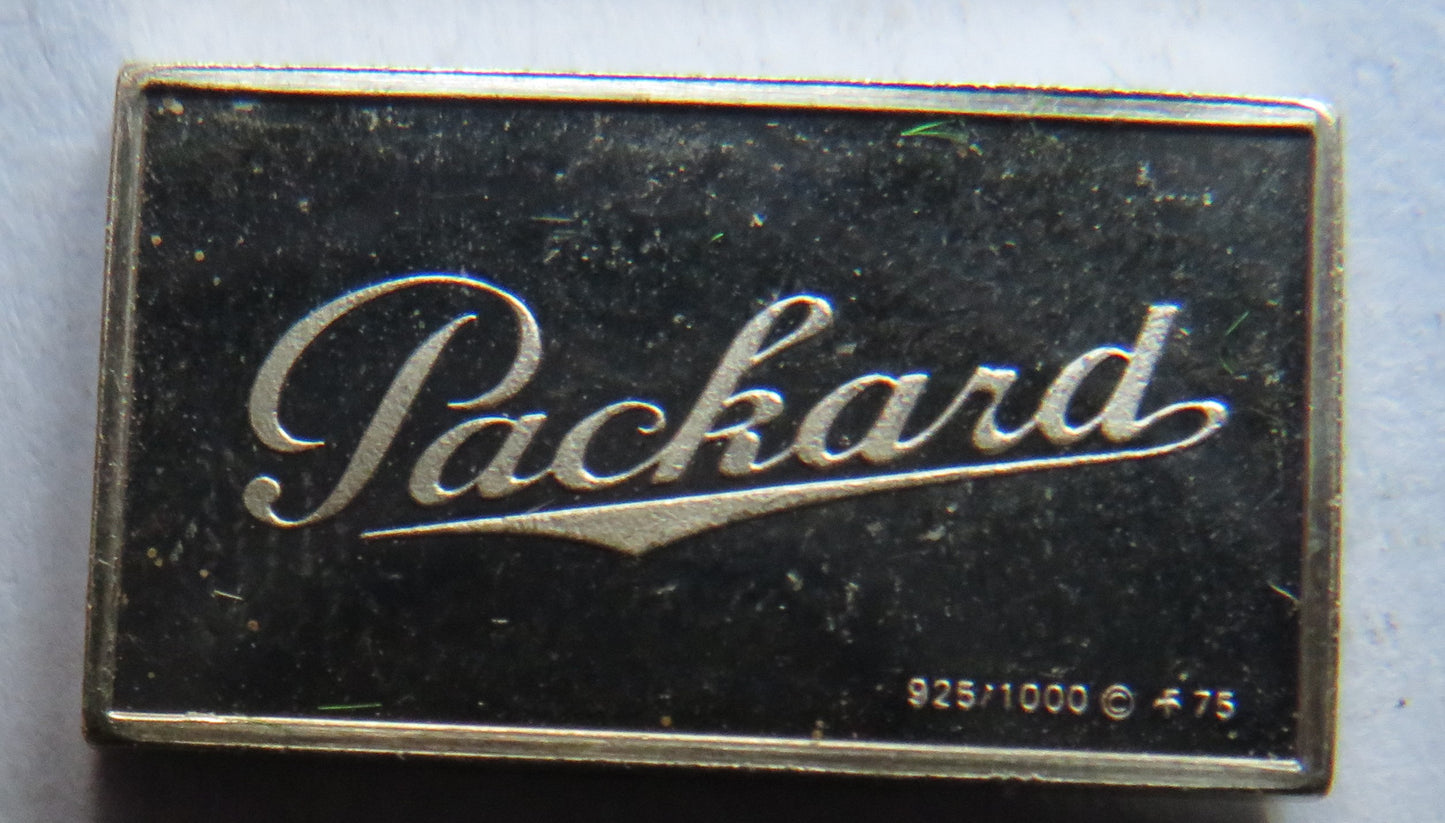 Small Sterling Silver Ingot Classic Cars 1916 Packard By John Pinches