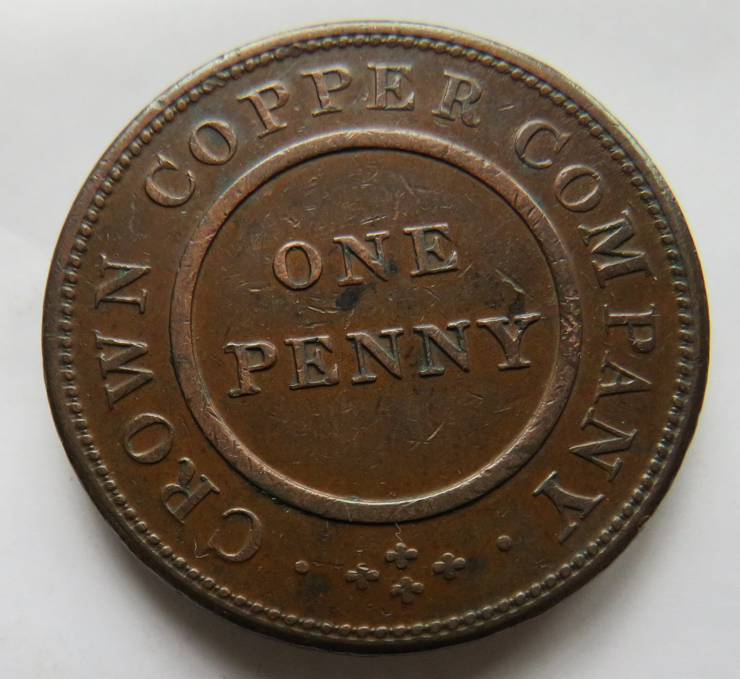 1811 Birmingham & Neath Crown Copper Company One Penny Token