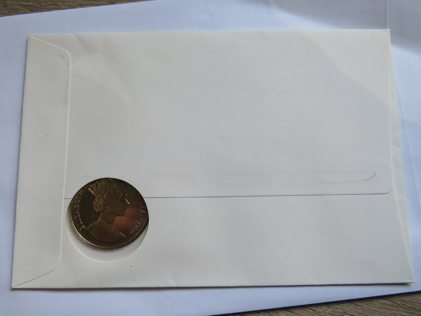 1986 Isle of Man One Crown and Stamp Cover Royal Wedding