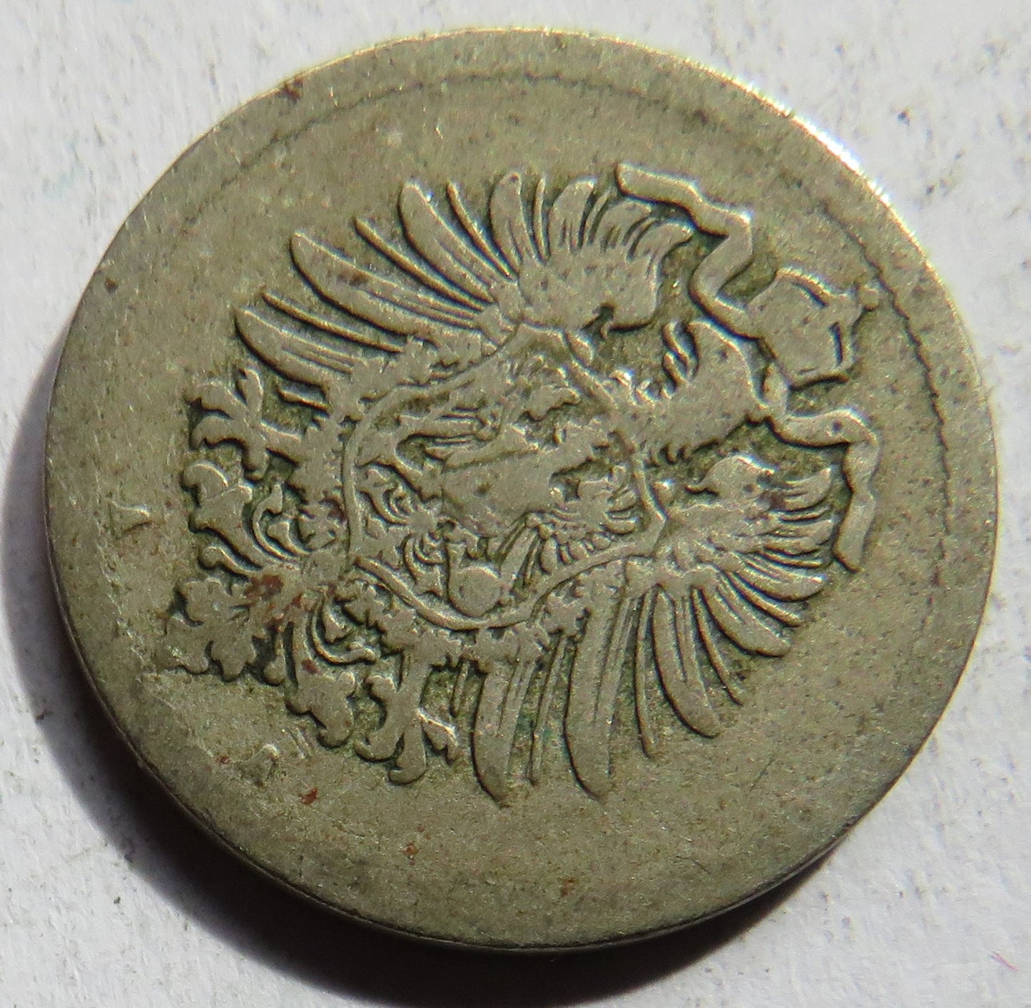 1875-A Germany 5 Pfennig Coin