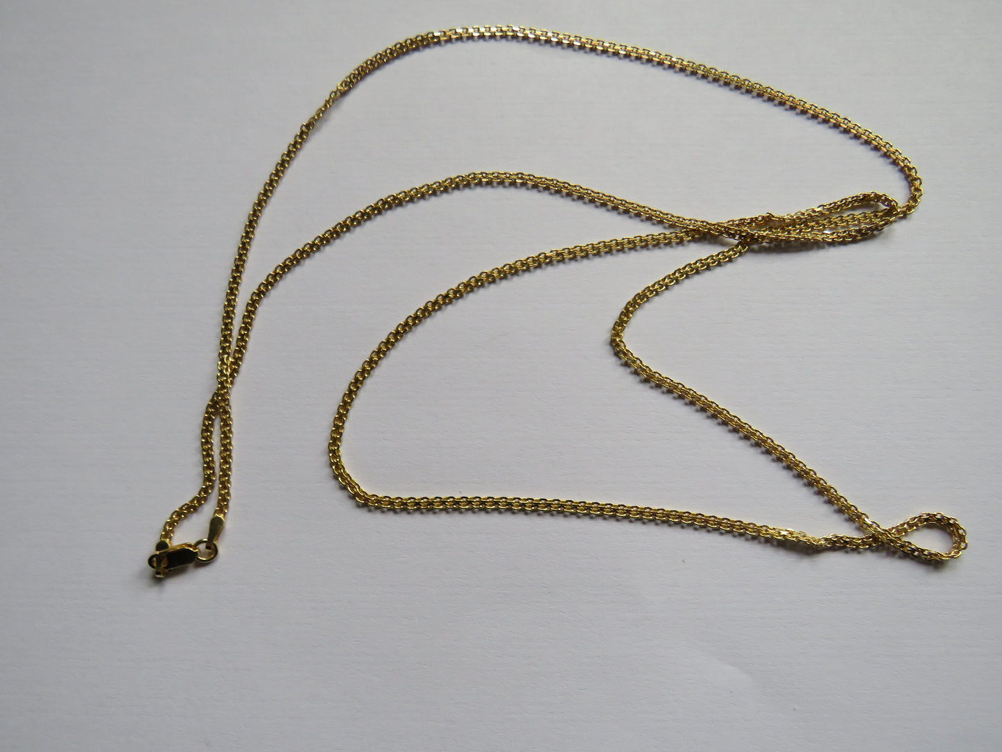 Good Quality Ladies Gold Plated Sterling Silver Long Necklace