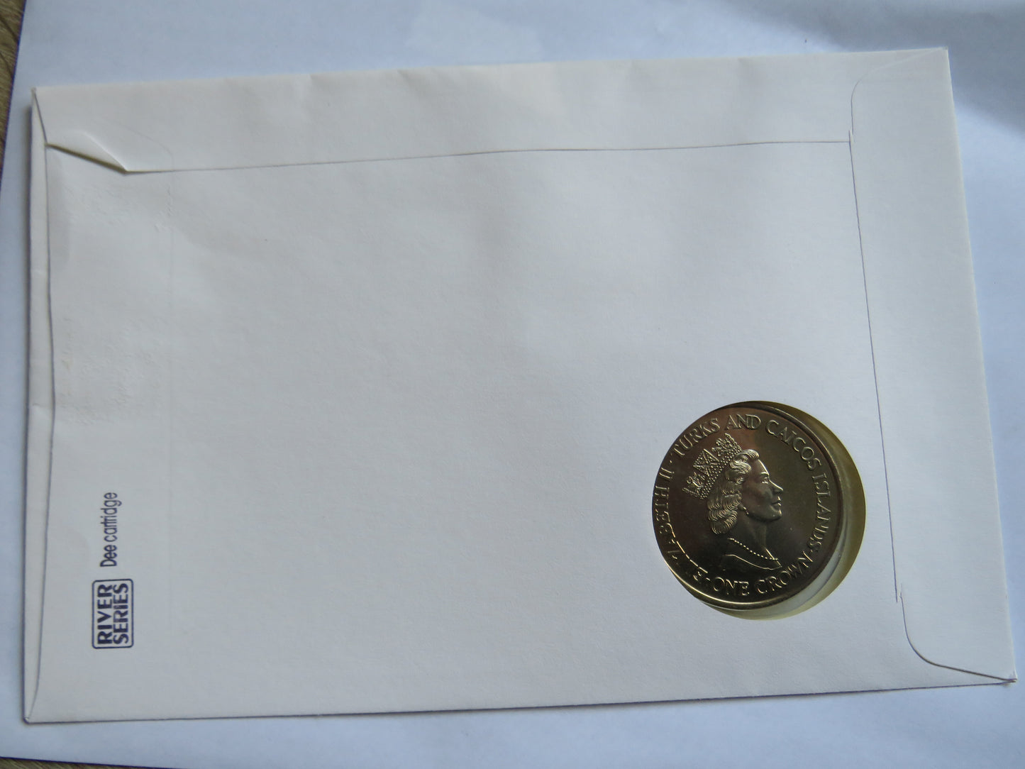 1991 Turks and Caicos Islands One Crown Coin & Stamp Cover The Royal Wedding Princess Diana