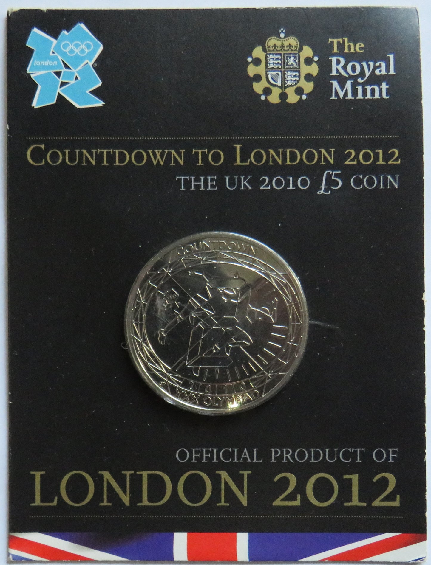 Countdown To London 2012 The UK 2010 £5 Coin