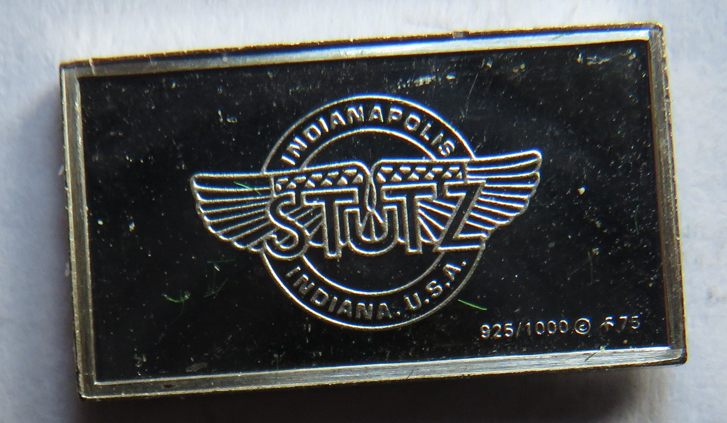 Small Sterling Silver Ingot Classic Cars 1913 Stutz By John Pinches