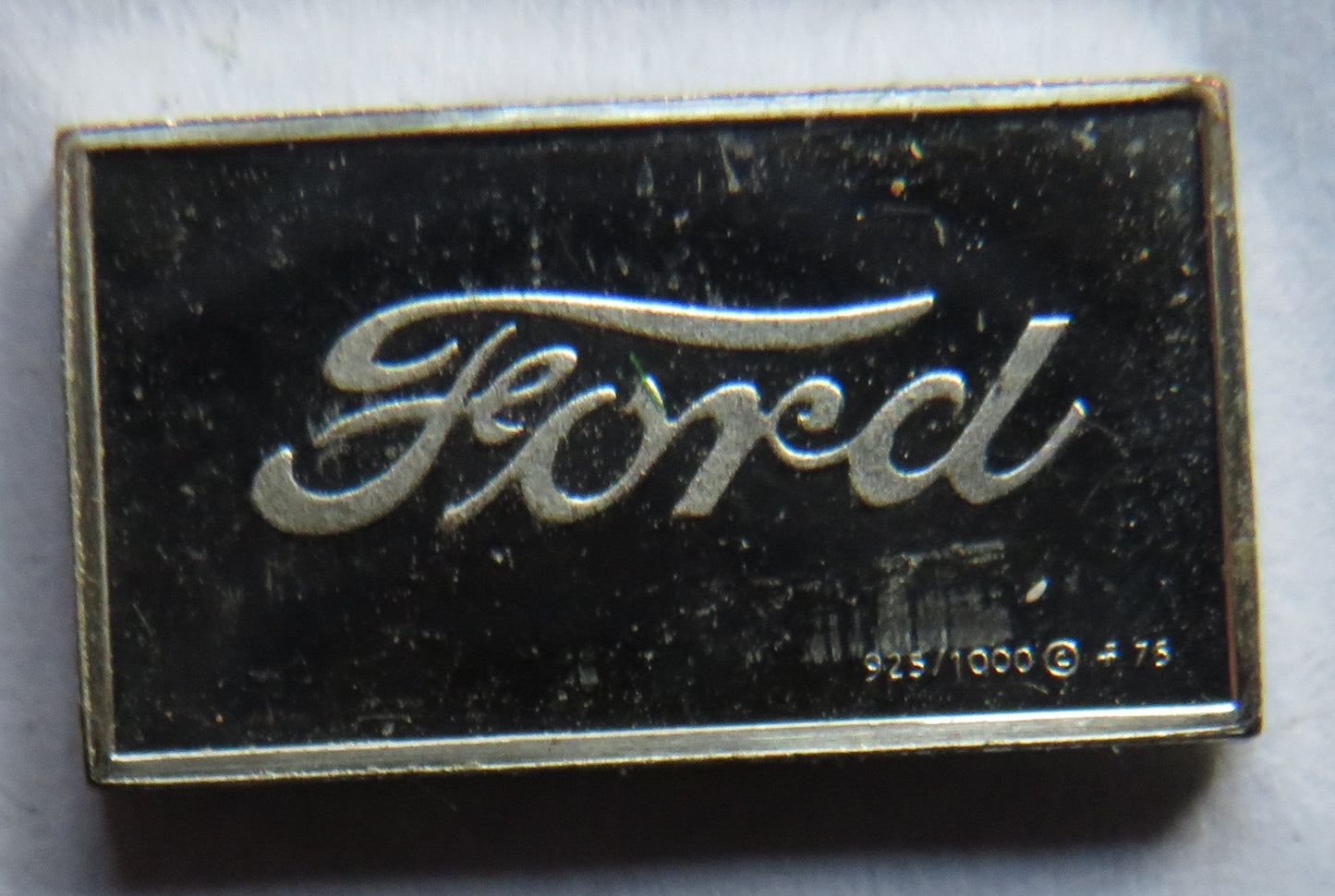 Small Sterling Silver Ingot Classic Cars 1896 Ford By John Pinches