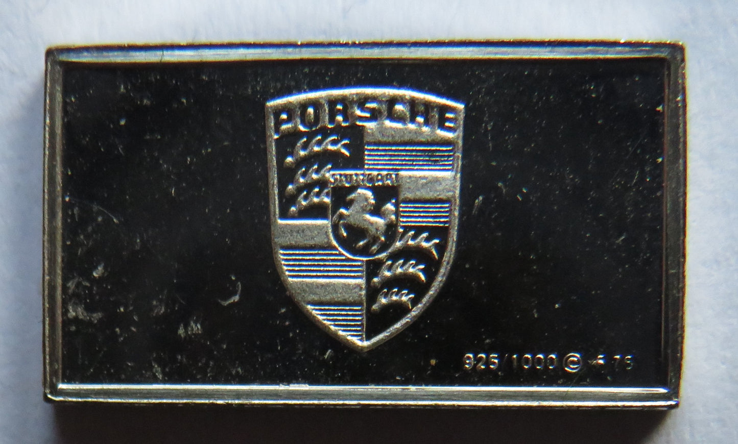 Small Sterling Silver Ingot Classic Cars 1964 Porsche By John Pinches