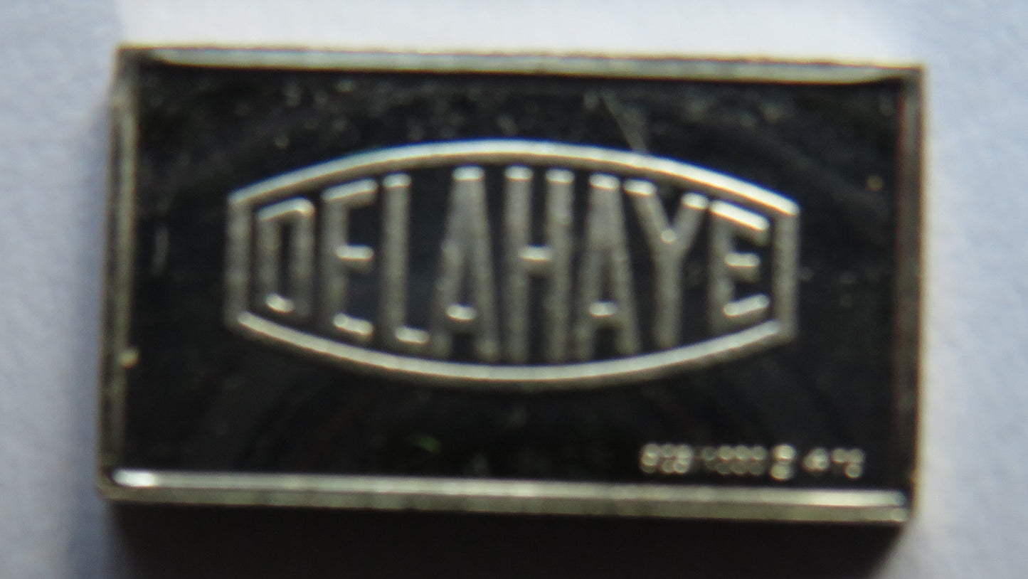 Small Sterling Silver Ingot Classic Cars 1937 Delahaye By John Pinches