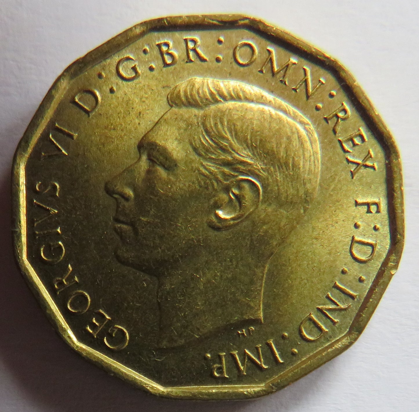 1943 King George VI Threepence Coin In High Grade - Great Britain