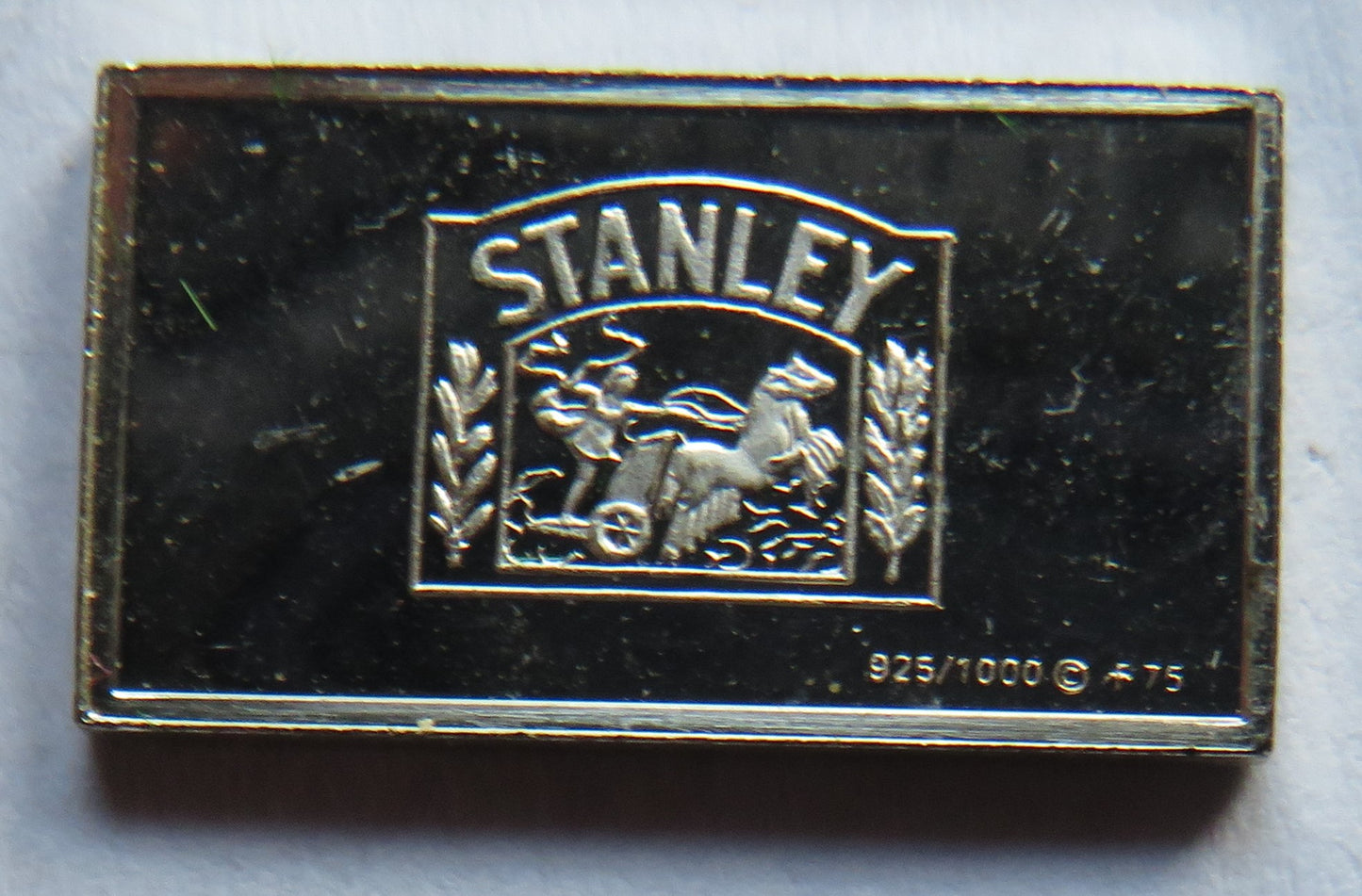 Small Sterling Silver Ingot Classic Cars 1909 Stanley By John Pinches