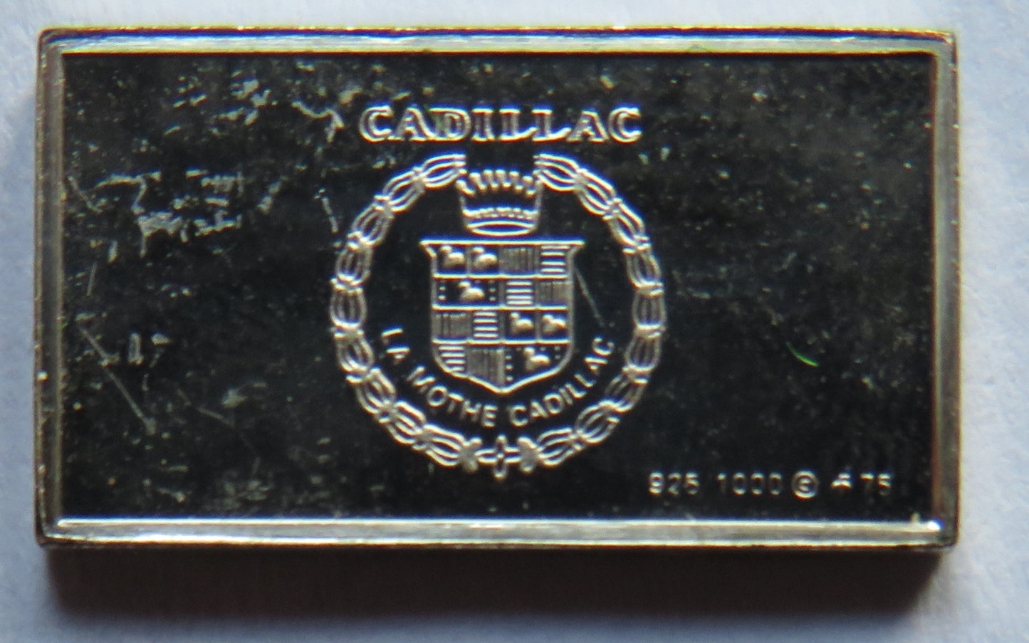 Small Sterling Silver Ingot Classic Cars 1903 Cadillac By John Pinches