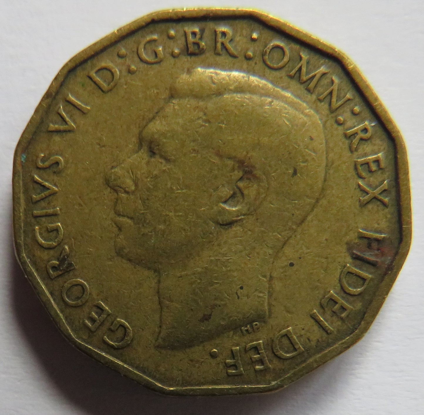 1951 King George VI Threepence Coin Collectable Date - Great Britain