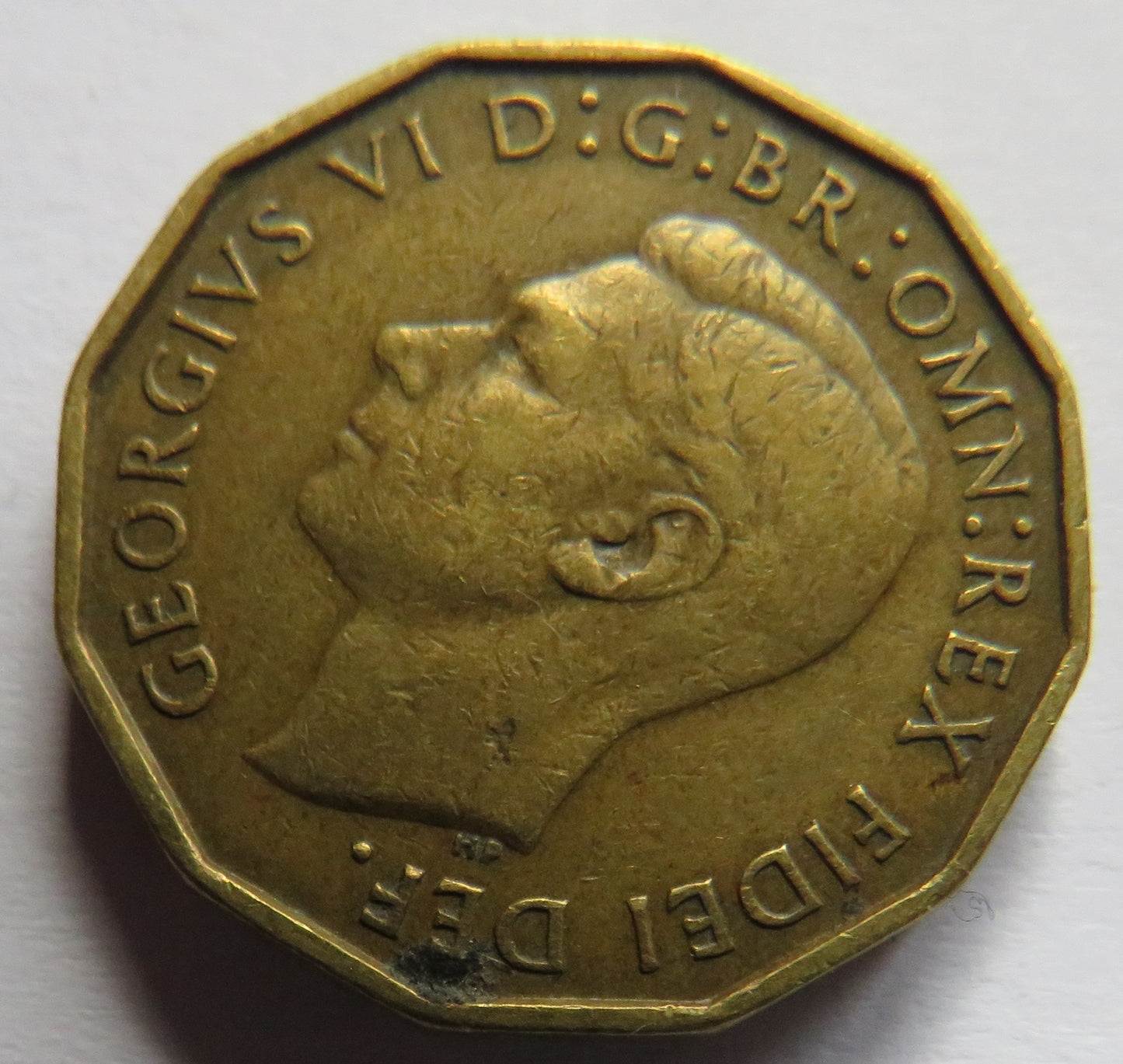 1951 King George VI Threepence Coin Collectable Date - Great Britain
