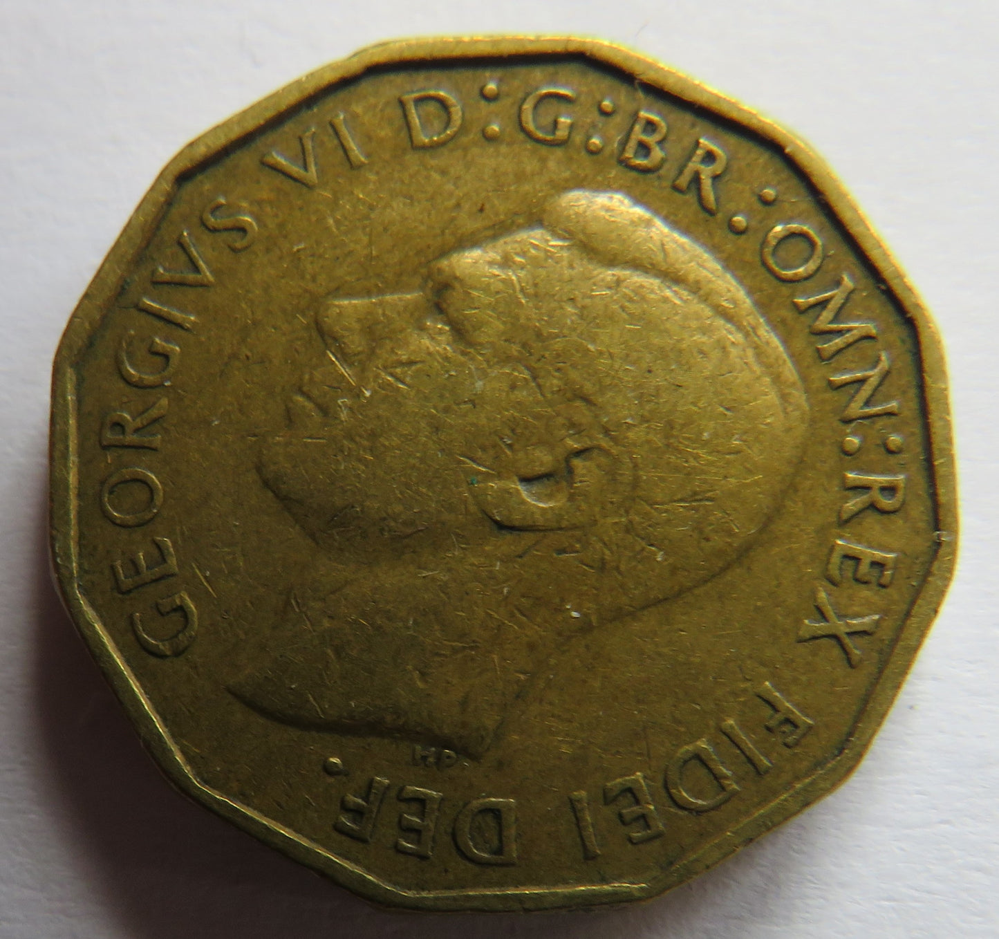1951 King George VI Threepence Coin Collectable Date - Great Britain