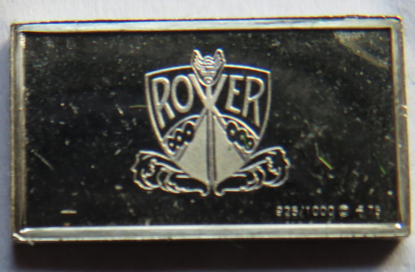 Small Sterling Silver Ingot Classic Cars 1950 Rover By John Pinches