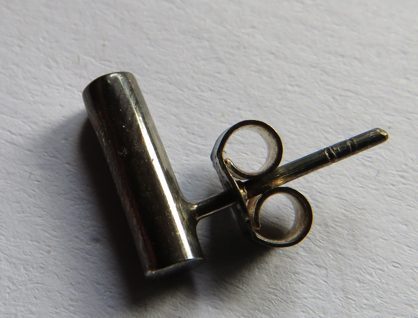 Stylish Pair of Ladies Sterling Silver Earrings In Box
