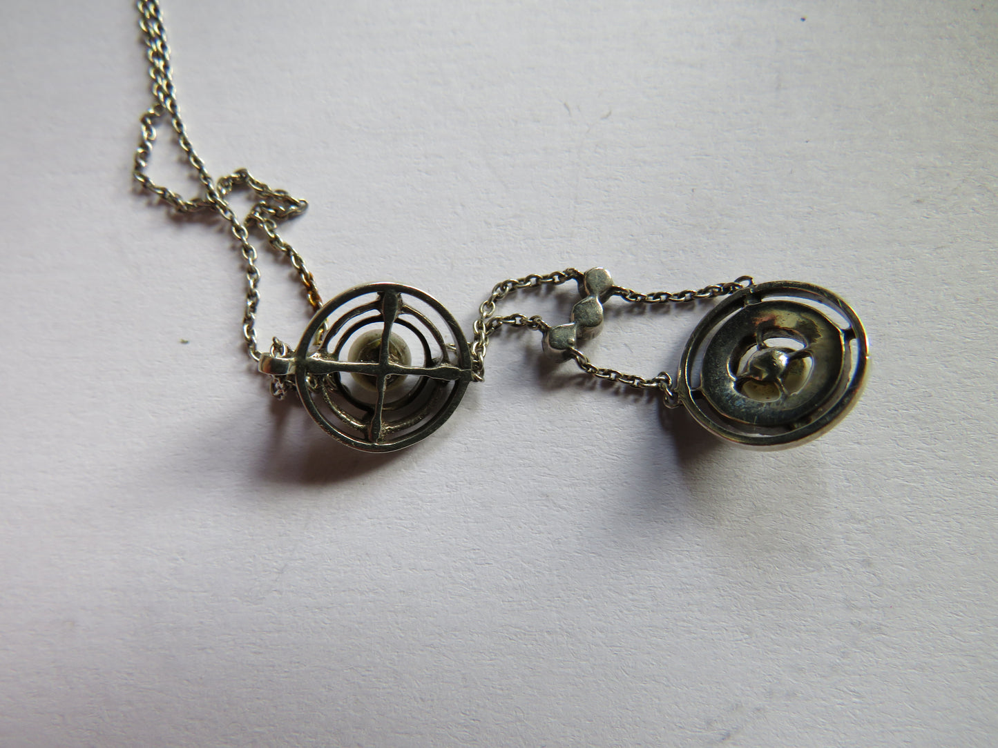 Stylish Ladies Sterling Silver Boxed Necklace & Pendant