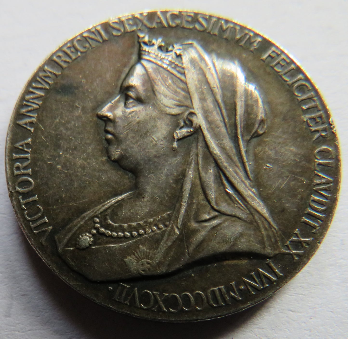 1837-1897 Queen Victoria Diamond Jubilee Silver Medal