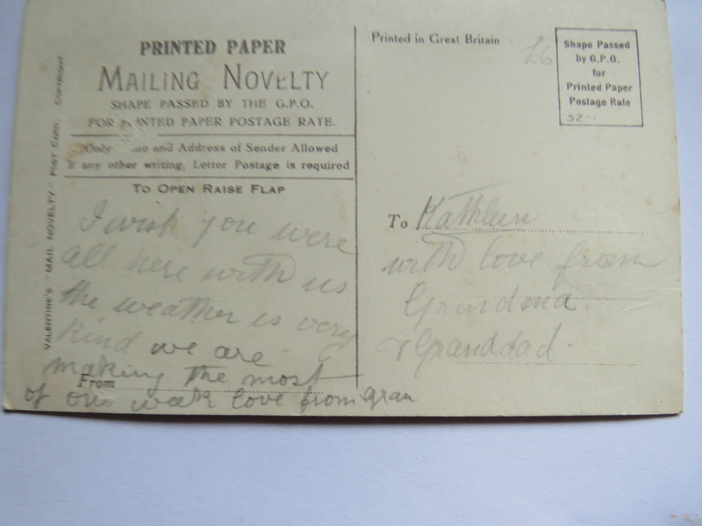 Vintage Postcard By Mabel Lucie Attwell Auld Lang Syne From Cliftonville