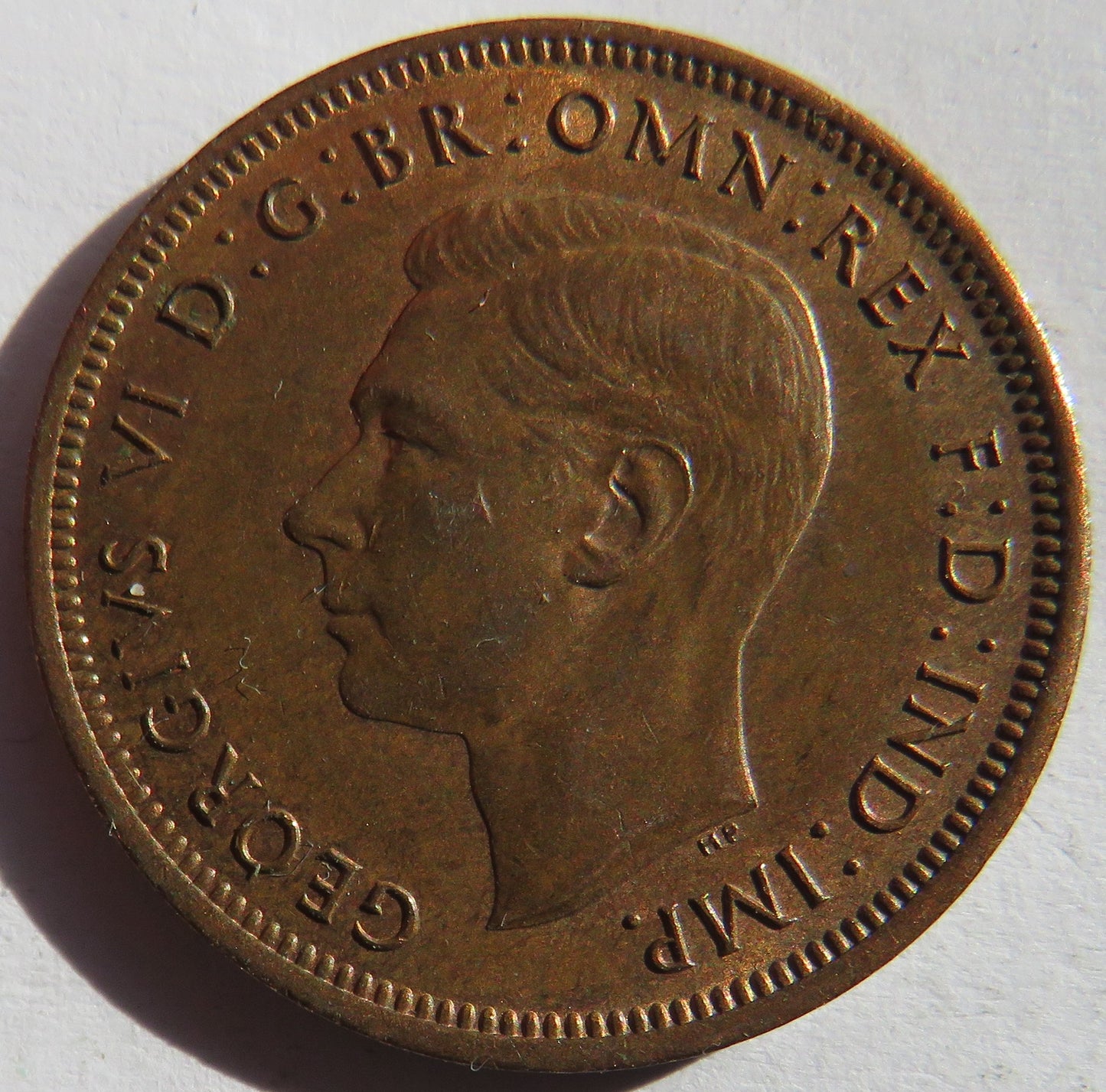 1943 King George VI Halfpenny Coin In Higher Grade - Great Britain