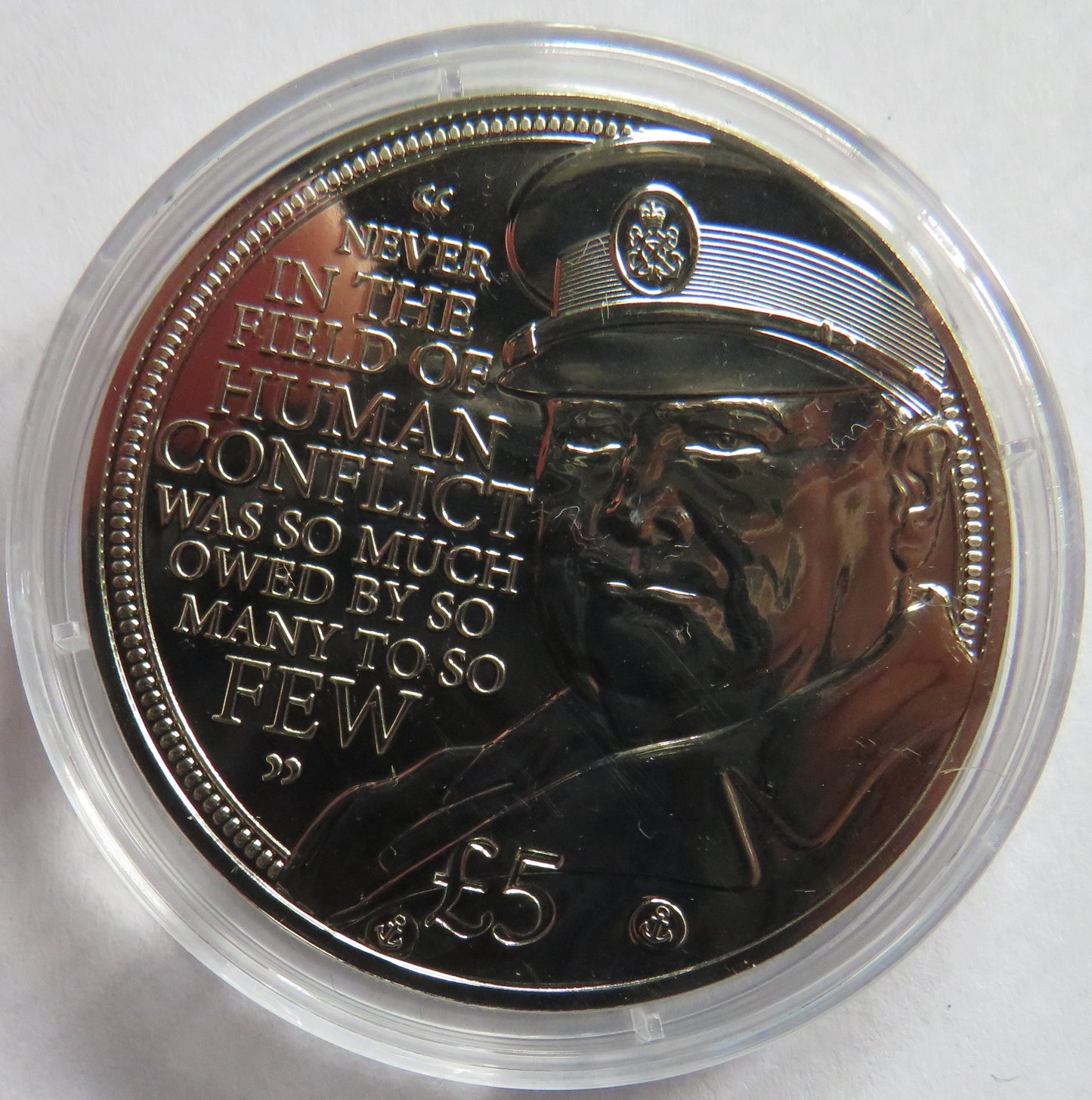 2015 Jersey £5 Commemorative Coin Winston Churchill