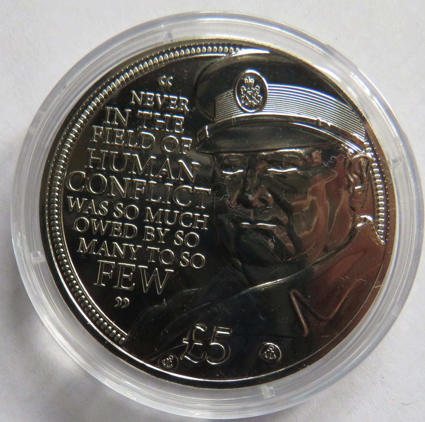 2015 Jersey £5 Commemorative Coin Winston Churchill