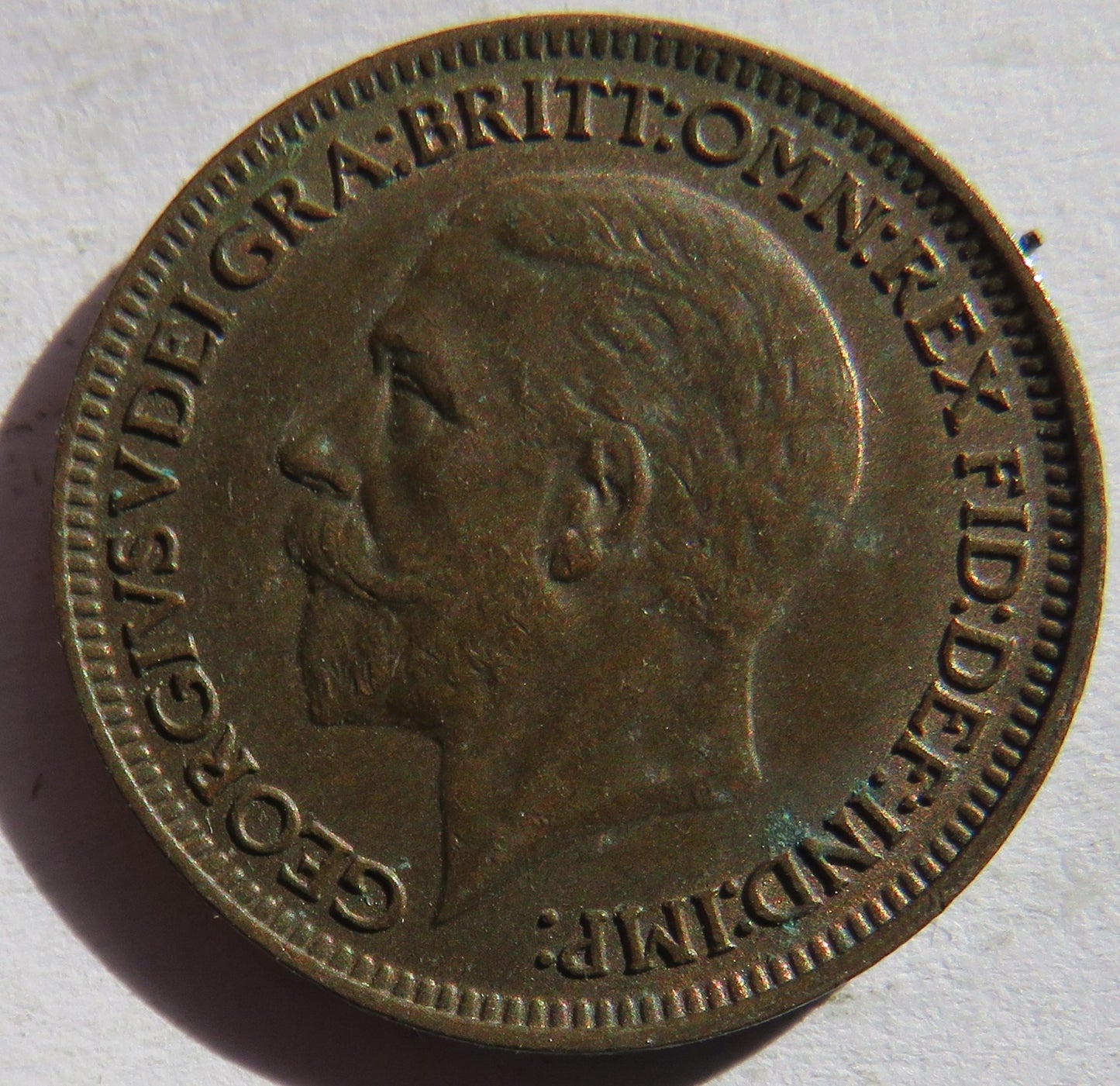 1936 King George V Farthing Coin In Higher Grade - Great Britain