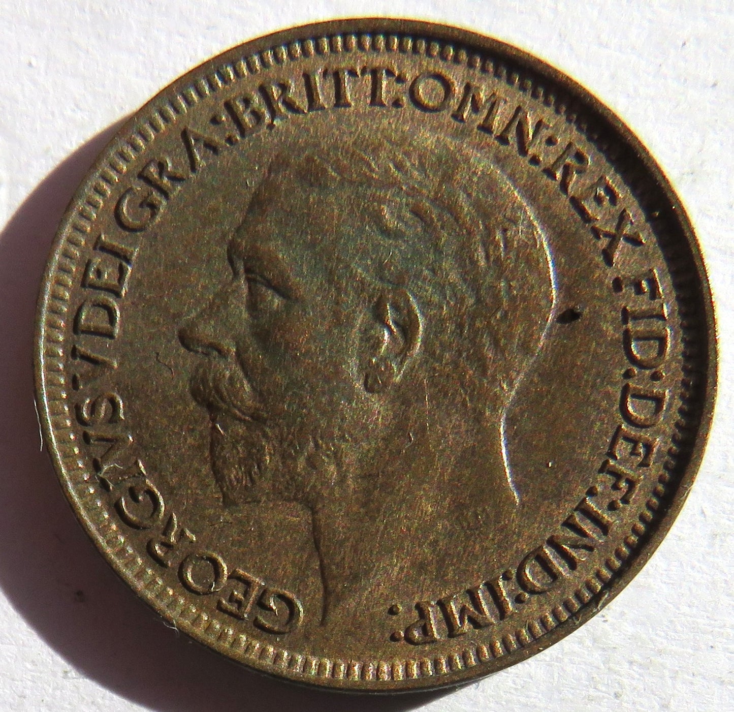 1927 King George V Farthing Coin In Better Grade - Great Britain