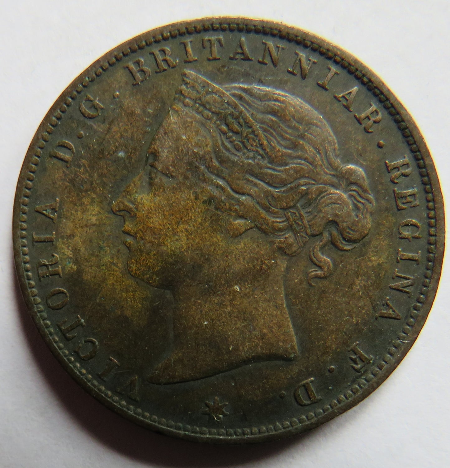 1888 Queen Victoria States of Jersey 1/24th of a Shilling Coin