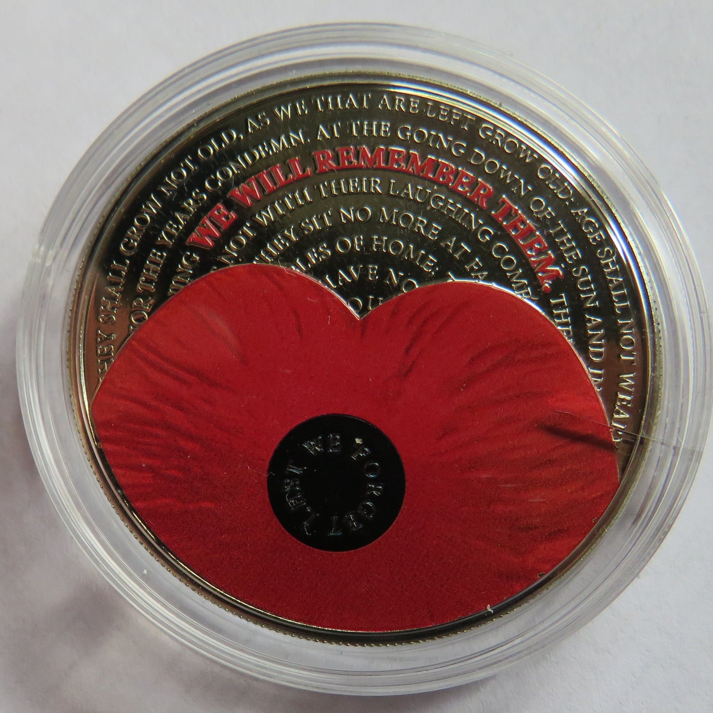 2017 Jersey £5 Commemorative Coin Remembrance Day / Poppy