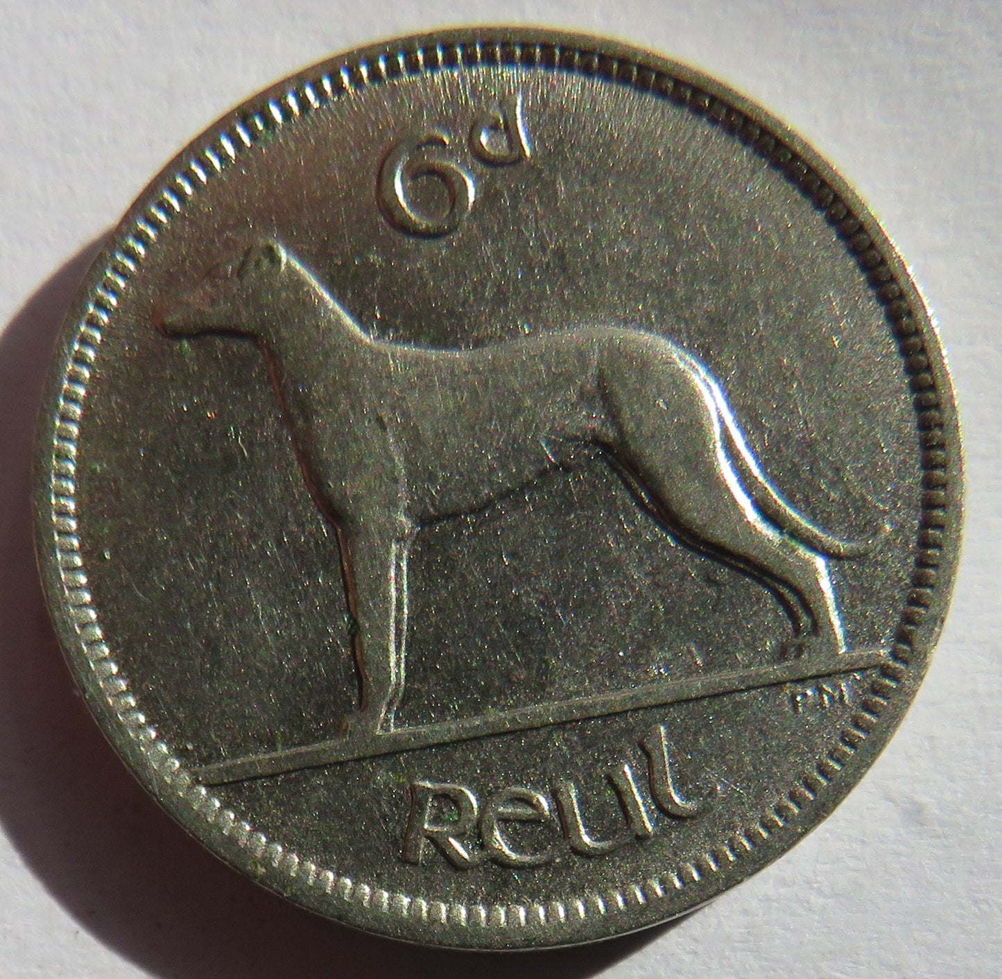 1935 Ireland Sixpence Coin