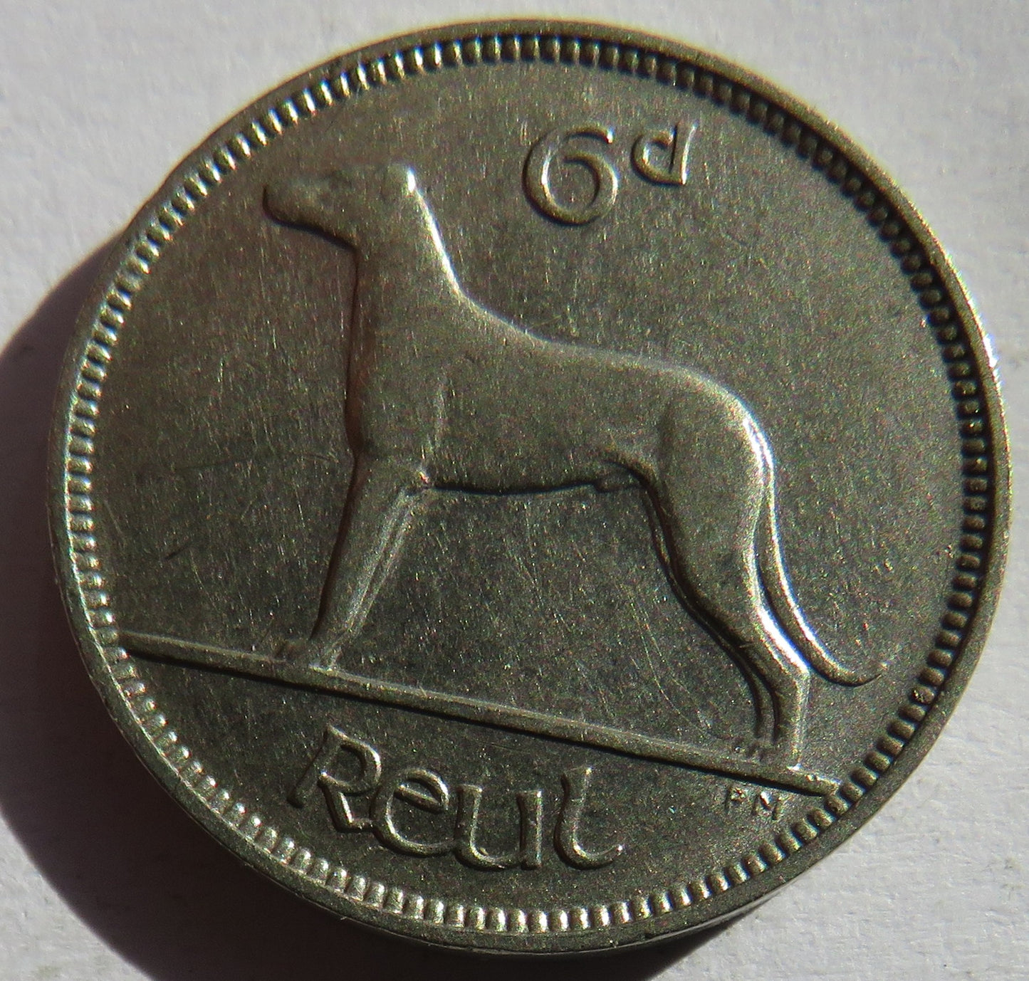 1935 Ireland Sixpence Coin