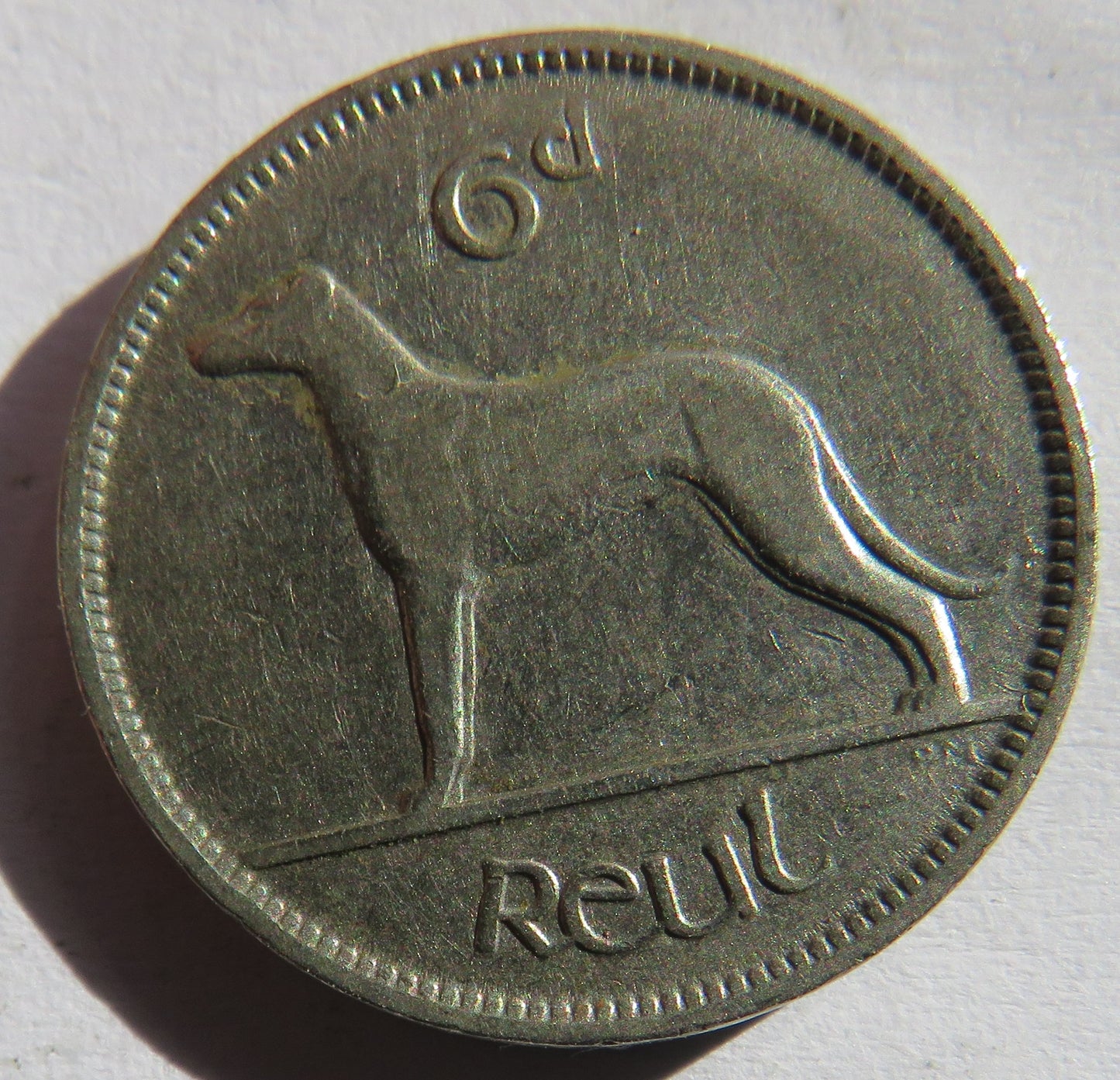 1935 Ireland Sixpence Coin