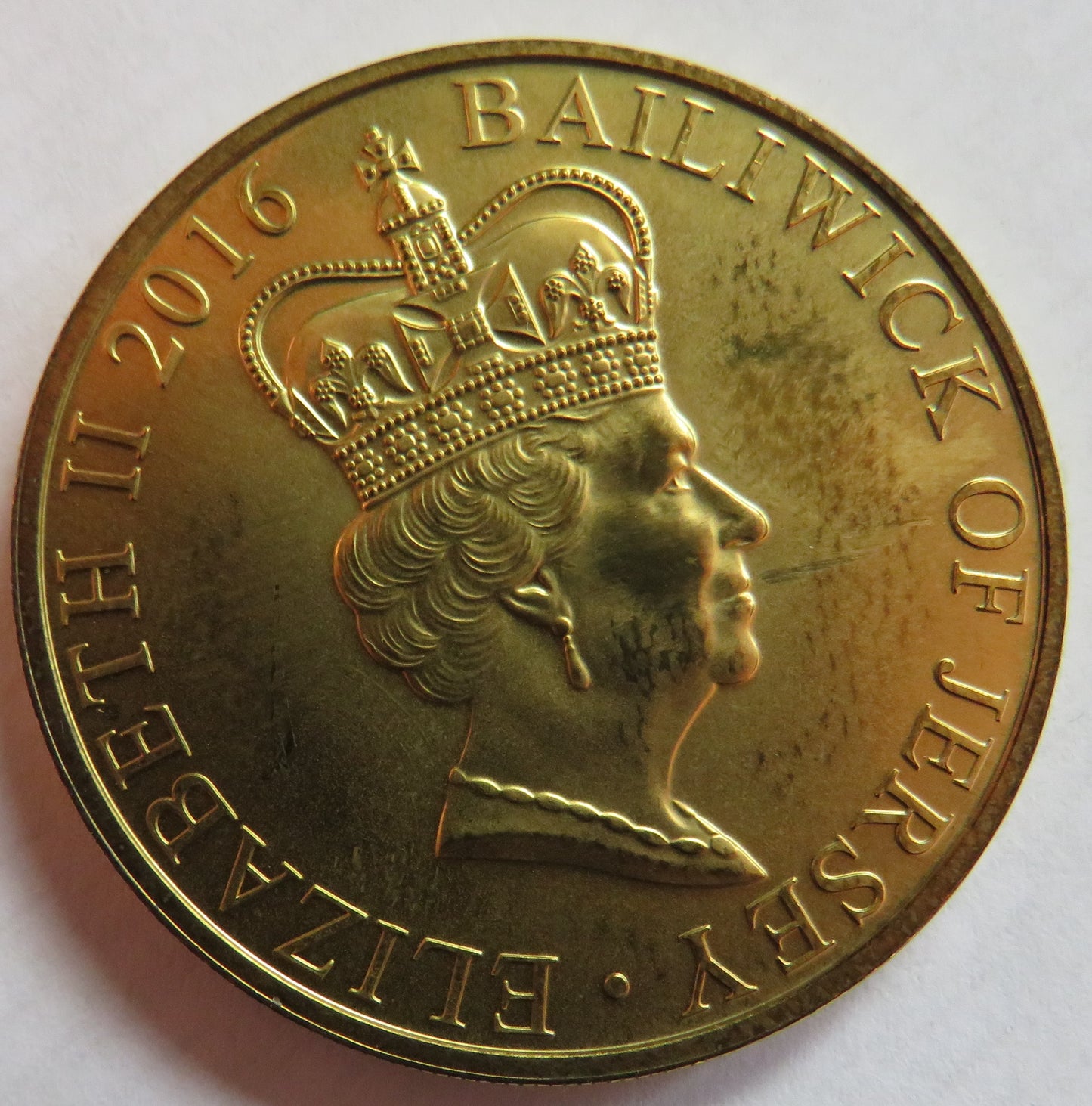 2016 Jersey £5 Five Pound Coin Queen Elizabeth 90th Birthday