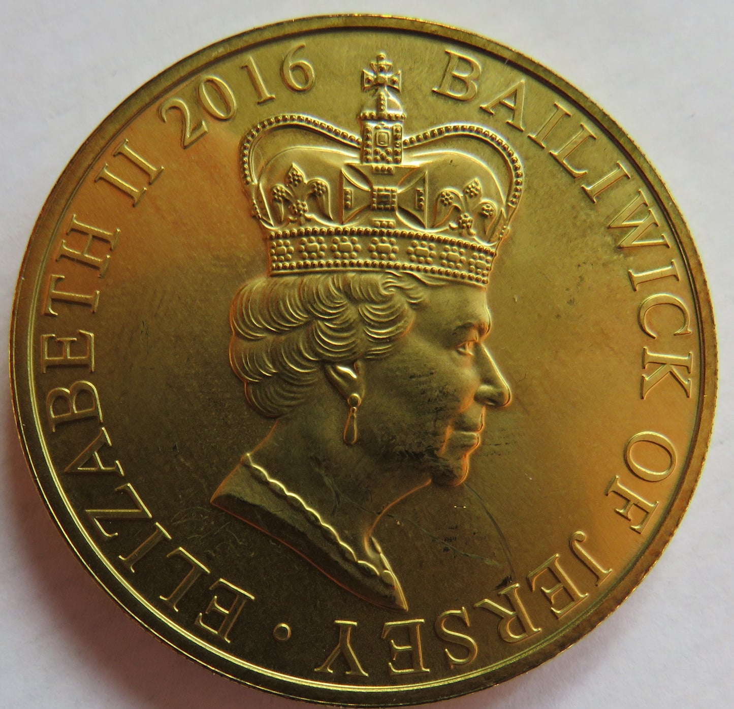 2016 Jersey £5 Five Pound Coin Queen Elizabeth 90th Birthday