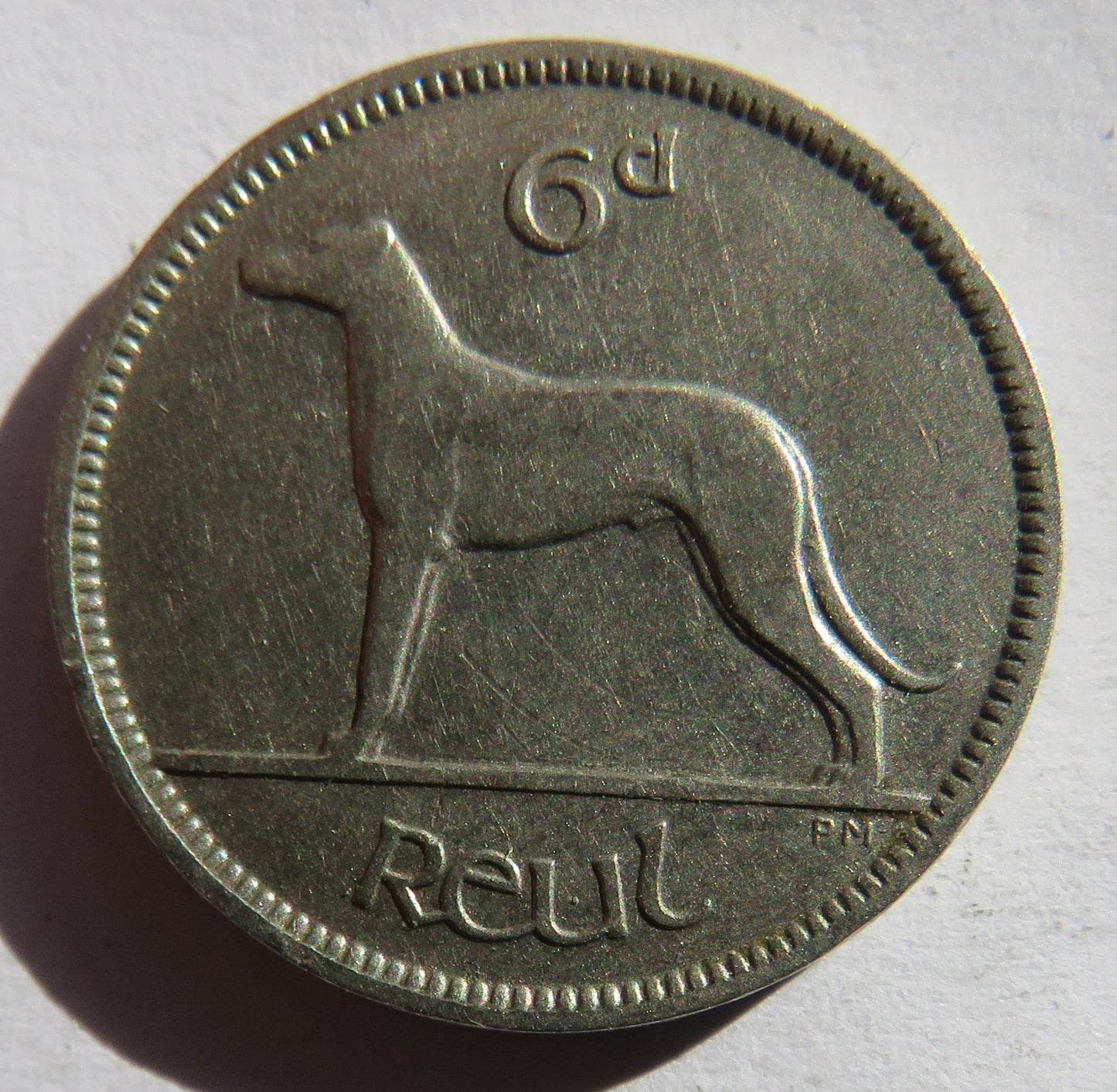 1934 Ireland Sixpence Coin