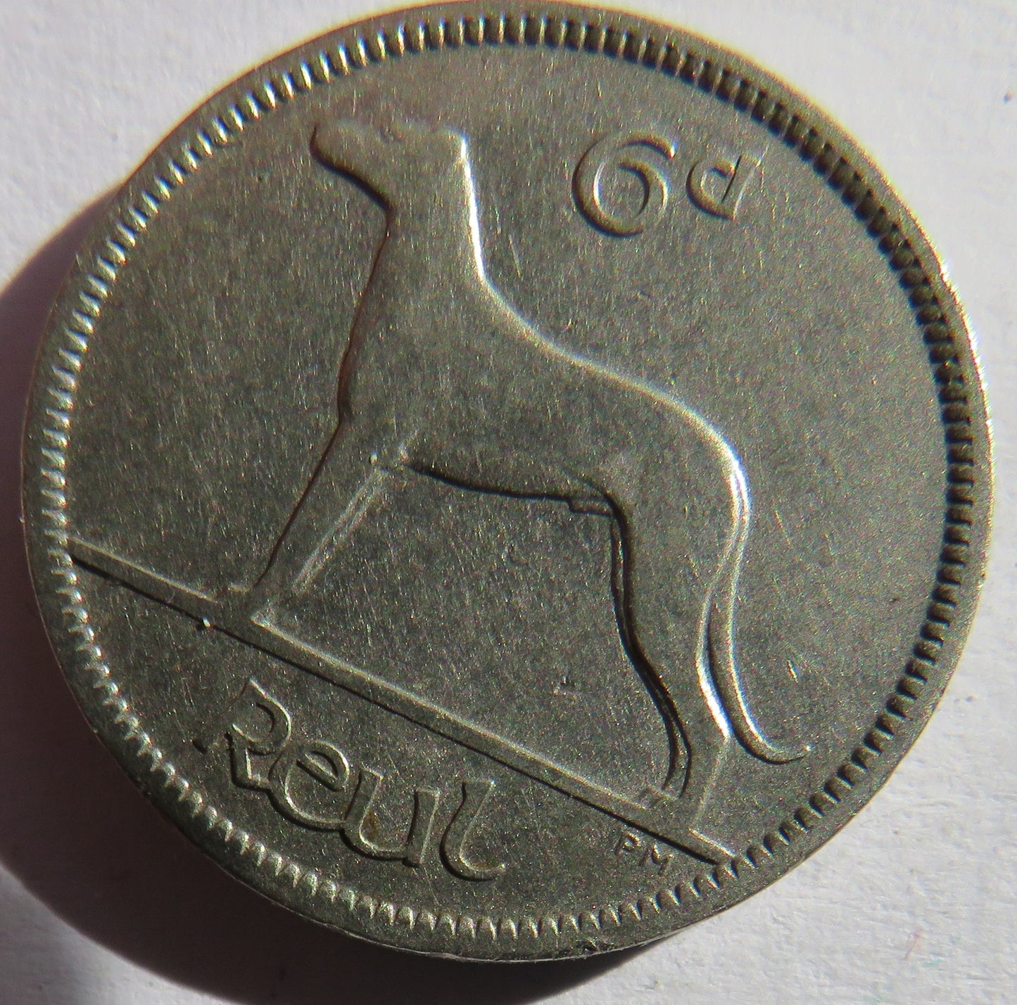 1928 Ireland Sixpence Coin