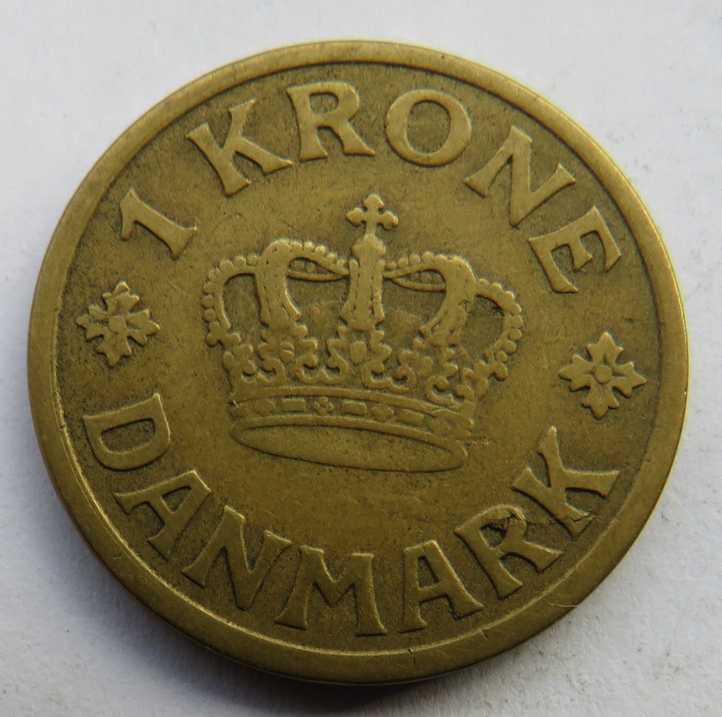 1926 Demark One Krone Coin