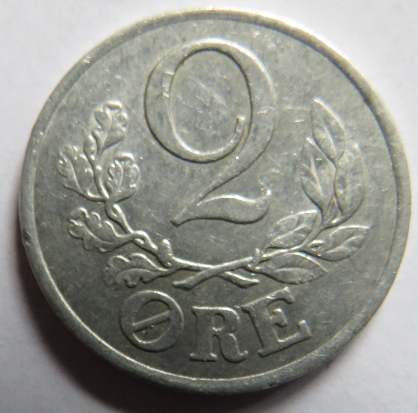 1941 Denmark 2 Ore Coin