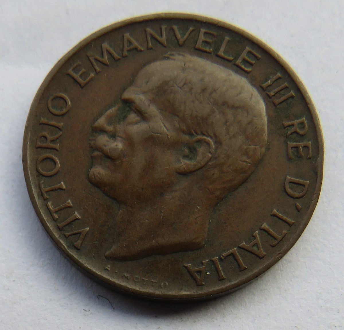 1924 Italy 5 Centesimi Coin