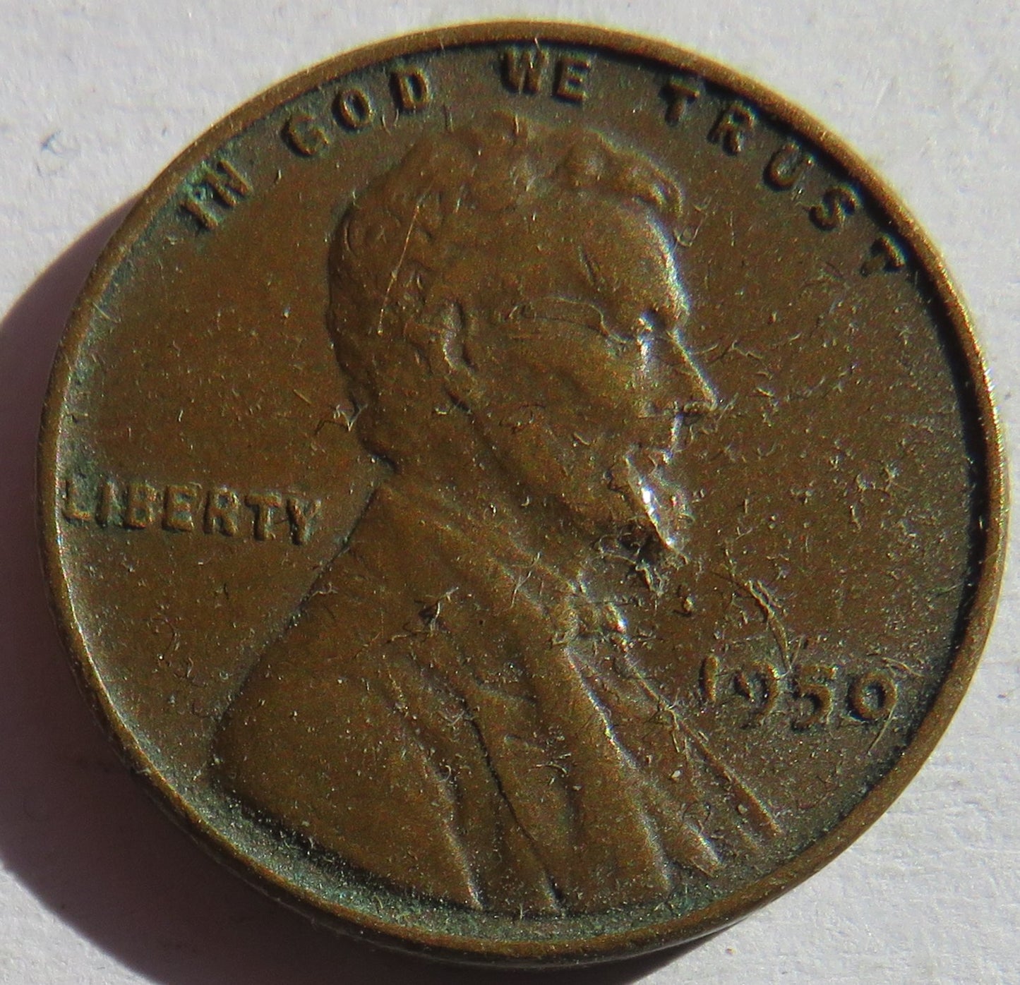 1950 USA Lincoln One Cent Coin