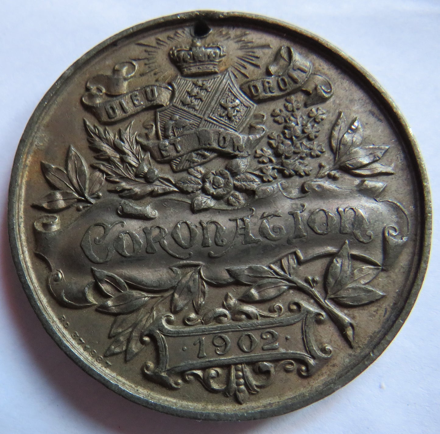 1902 King Edward VII & Queen Alexandra Coronation Medal