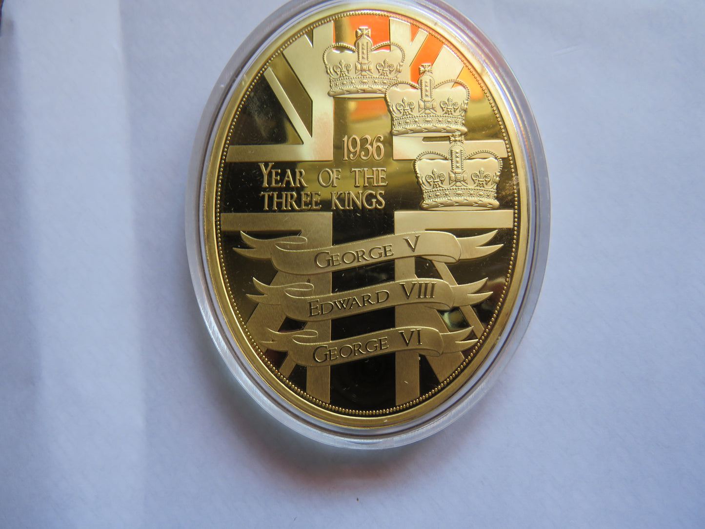 1936 The Year of The Three Kings Edward VIII Large Commemorative Coin / Medal