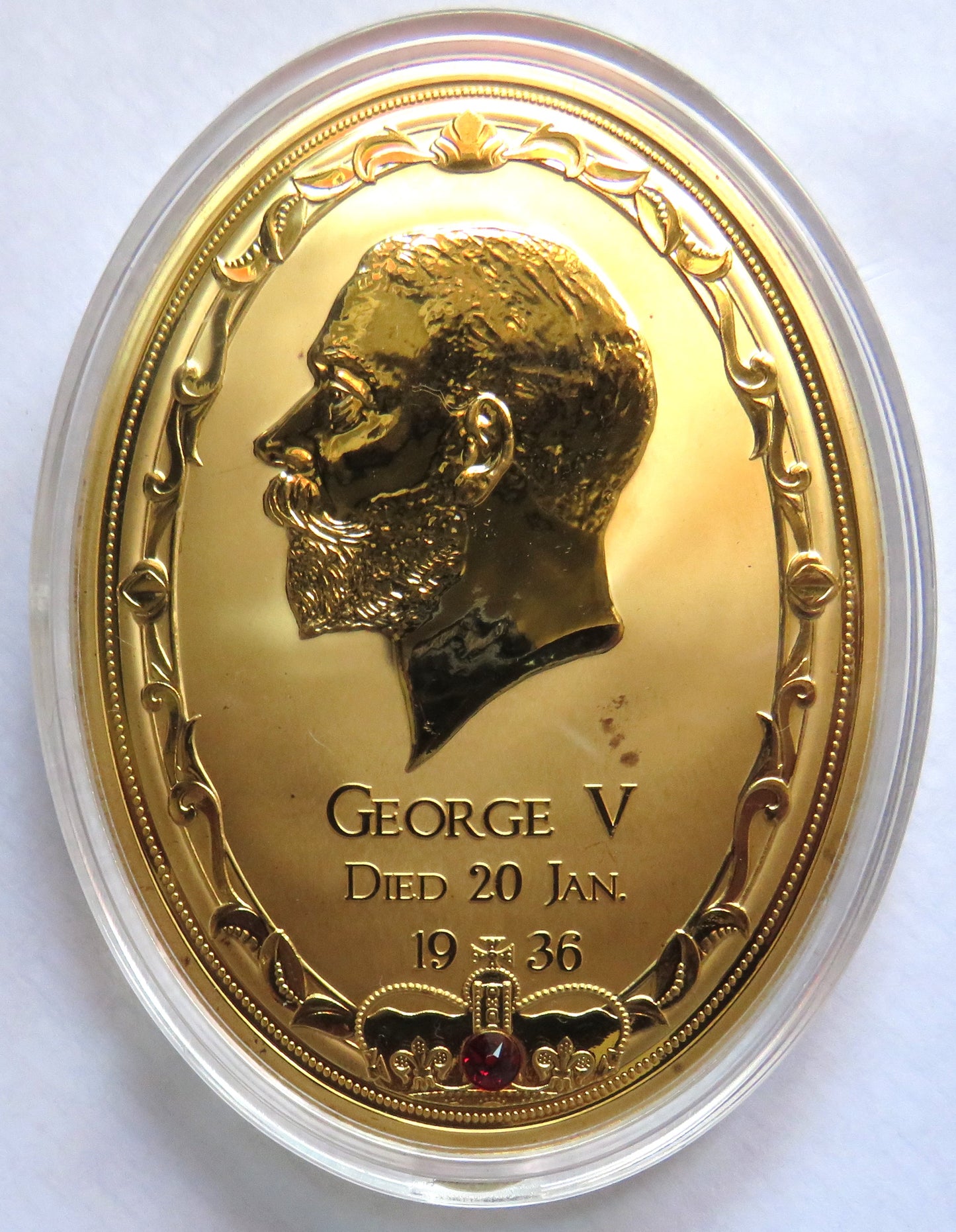 1936 The Year of The Three Kings George V Large Commemorative Coin / Medal