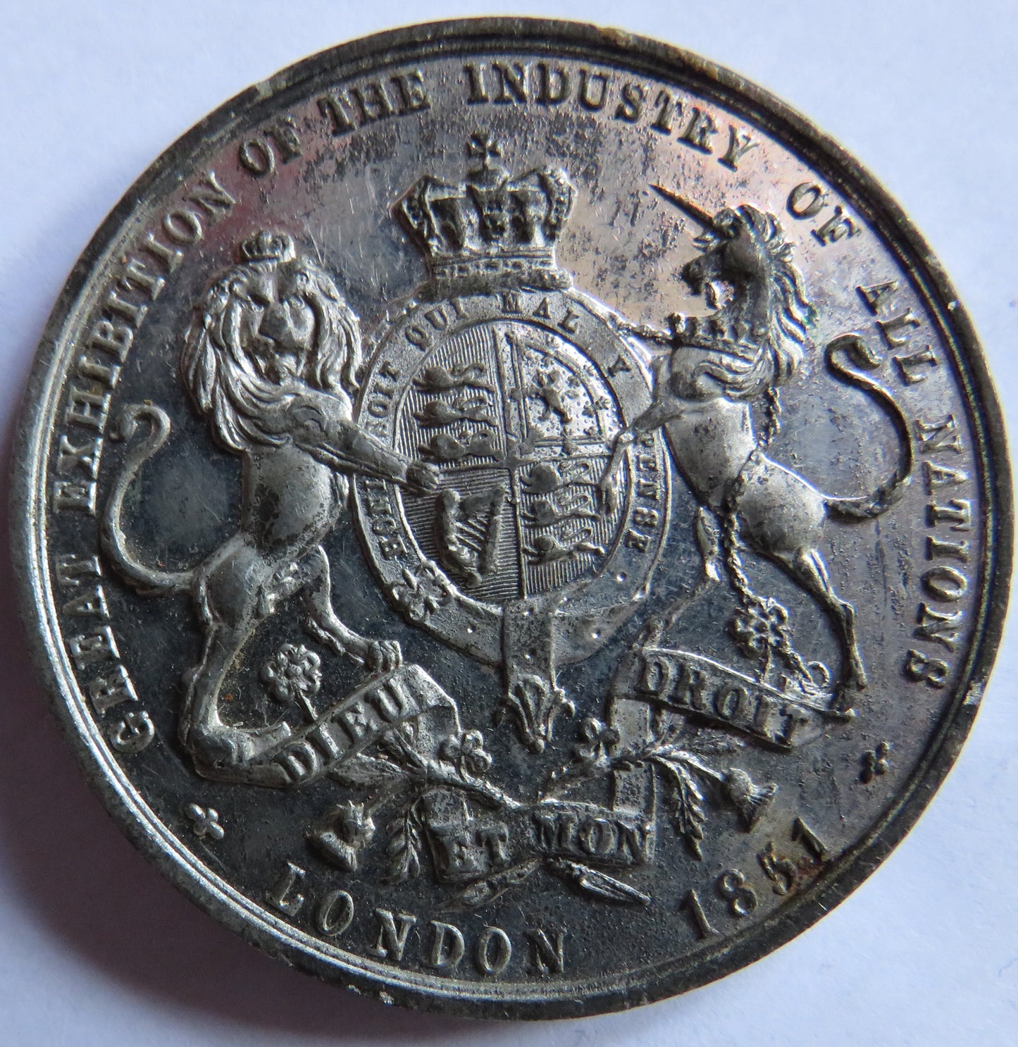 1851 Great Exhibition of The Industry of All Nations Prince Albert Medal