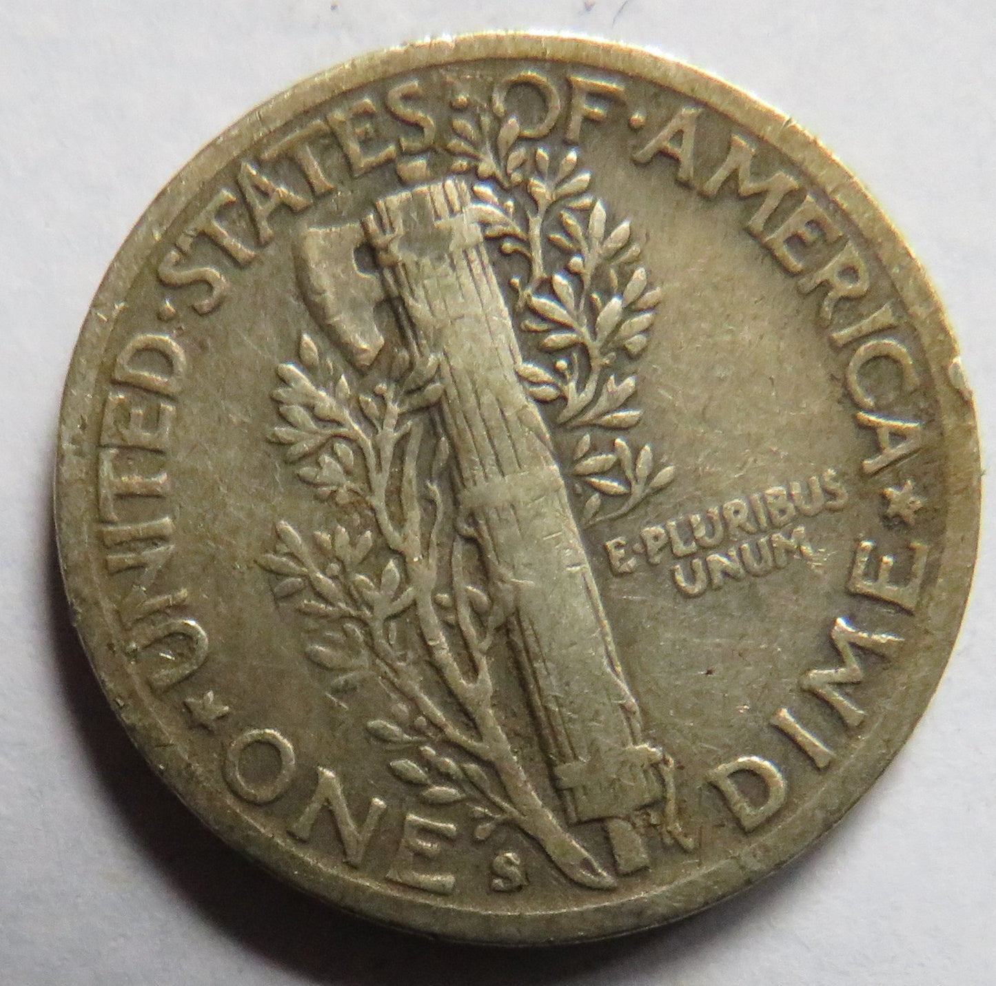 1942-S USA Silver Mercury Dime Coin