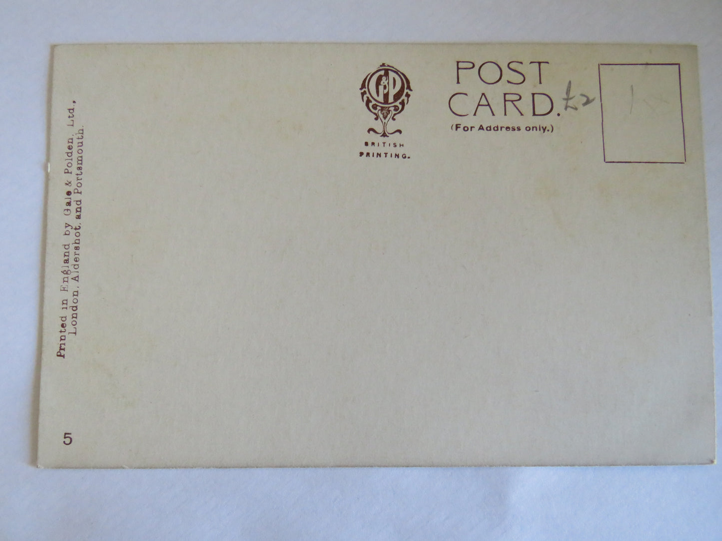 Vintage Warship Postcard of H.M.S. "St Vincent" Battleship