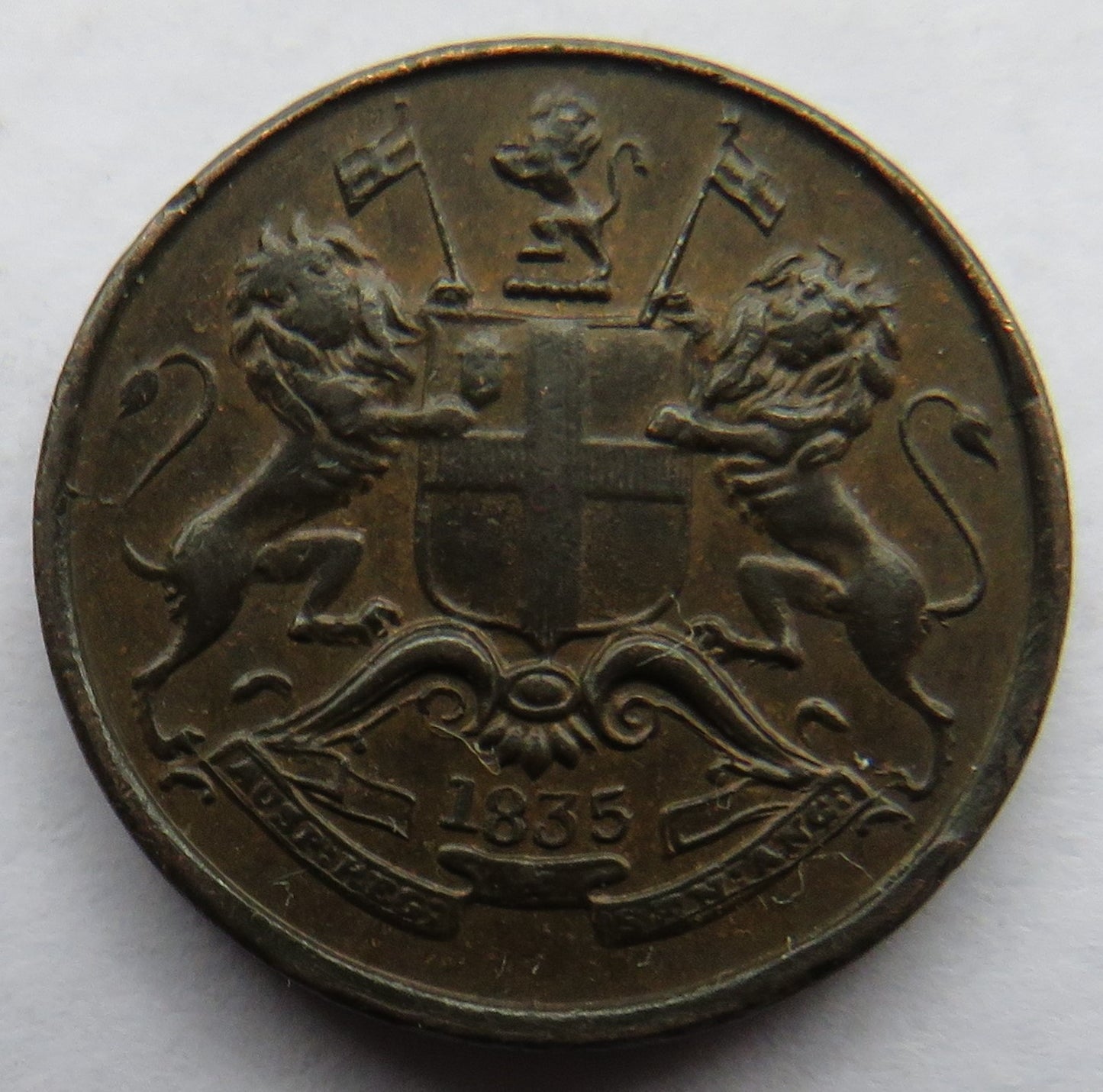 1835 East India Company 1/12th Anna Coin In Higher Grade