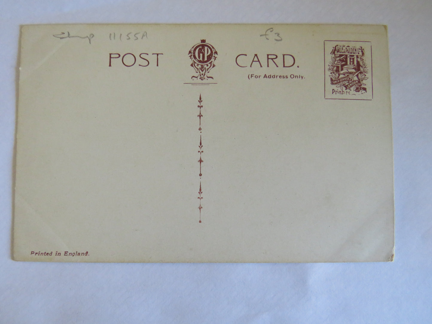 Vintage Warship Postcard of H.M.S. "Hibernia"