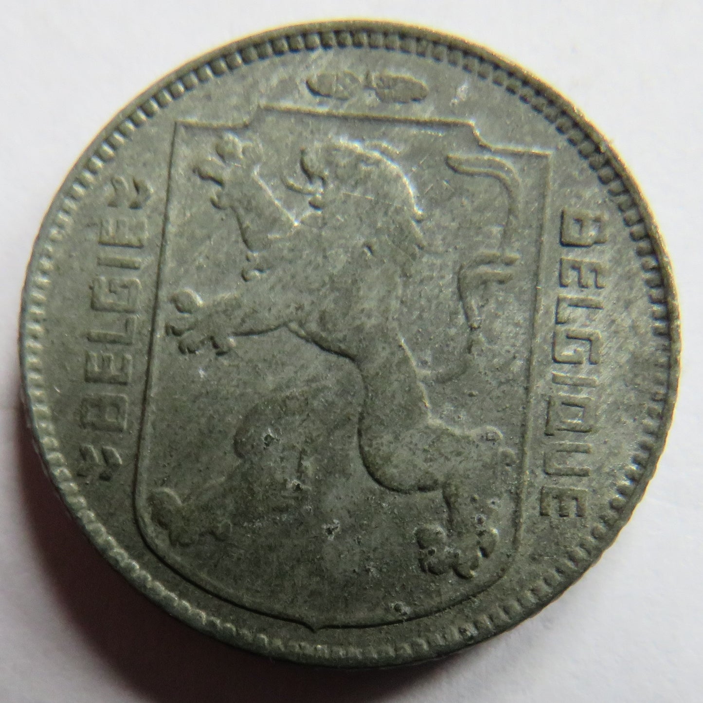 1944 Belgium One Franc Coin